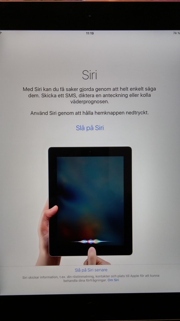 Godkänna Ipad På Annan Enhet